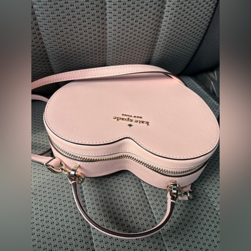 Kate Spade Love Shack Heart Pink Crossbody - Picture 6 of 10